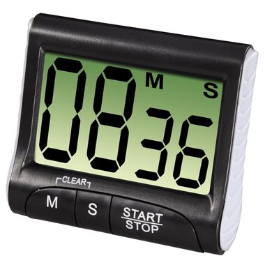 Xavax Countdown schwarz / digitaler Küchentimer