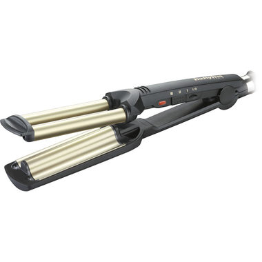 Babyliss C260E / Lockenwickler / Doppelzylinder 15 mm / 3 Temperaturen bis 200 °C / Gold-Schwarz