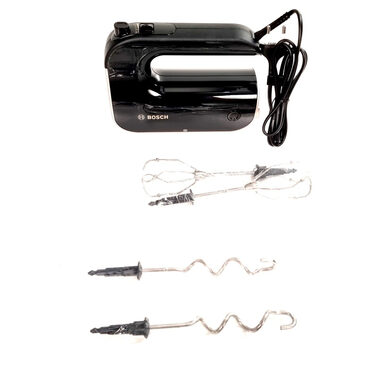 BOSCH MFQ 4730 schwarz-weiß / Handmixer / 575W / 5 Geschwindigkeiten + Turbo