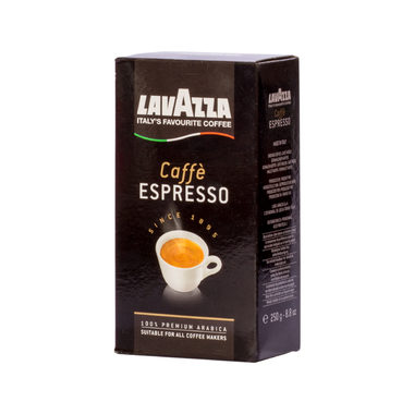 Lavazza Espresso 250 g / Gemahlener Kaffee / 100 % Arabica / Vakuumverpackung