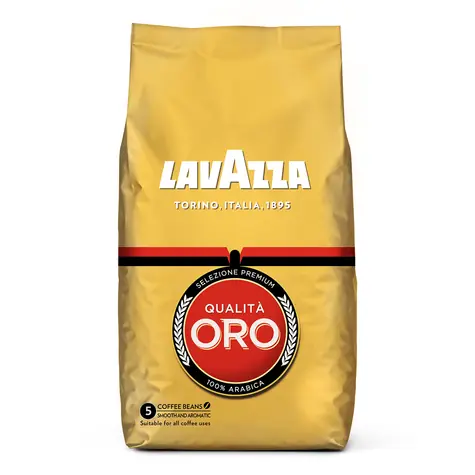 Lavazza Qualita Oro 1 kg / Kaffeebohnen / 100 % Arabica