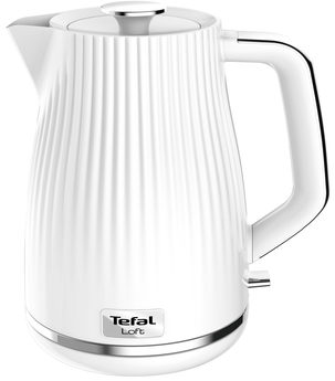 TEFAL Loft KO250130 weiß / Schnellkochtopf / 2400W / 1,7 l / Kunststoff / 360° drehbarer Anschluss