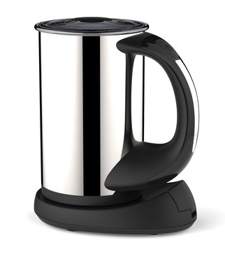Guzzanti GZ 004 silber-schwarz / Automatischer Milchaufschäumer / 500 W / 115 ml Schaum / 240 ml Milch