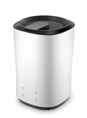 Guzzanti GZ 989 weiß-schwarz / Luftbefeuchter / 30W / 5,5 L / bis zu 40 m2 / LED-Display