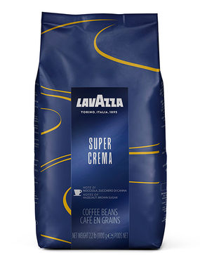Lavazza Super Crema 1 kg / Kaffeebohnen / 60 % Arabica & 40 % Robusta