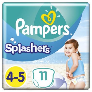 Pampers Splashers 11 Stück / Windelbademode / Größe 4 (8-14 kg)