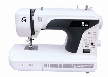 Guzzanti GZ 118 weiß-grau / Nähmaschine / 50 Nähprogramme / 42 W