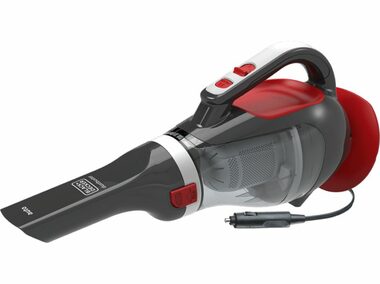 Black&Decker ADV1200 grau-rot / Autostaubsauger 12V / 0,61 l / 1053 l-min / Kabel 5 m