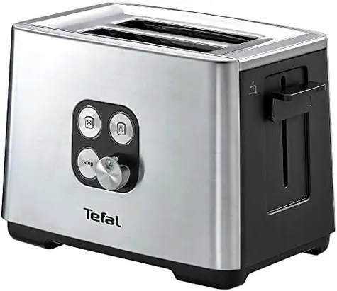 TEFAL TT420D30 Edelstahl / Toaster / 980W / 2 Toasts