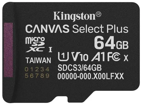 Kingston Canvas Select PLUS Gen3 microSDXC 64GB