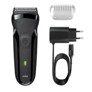 Ausgepackt - Braun Series 3 300s schwarz / Folienrasierer / abwaschbar / LED-Akkustandsanzeige / ausgepackt