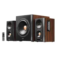 Ausgepackt - Edifier S360DB braun-schwarz / 2.1 / Lautsprecher / 3,5mm Klinke / Opt. / Koax. / Bluetooth / unverpackt