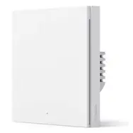 Aqara SMART Wall Switch H1 EU (Kein Neutralleiter, Einzelwippe) (WS-EUK01) / Wandschalter (ohne Neutralleiter) / Zigbee 