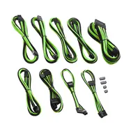 CableMod PRO ModMesh C-Series Kabel- Kit für Corsair AXi & HXi & RM - schwarz-hellgrün