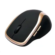 Connect IT WM2200 Gold / Kabellose Lasermaus / 1000 DPI / 5 Tasten / 2,4 GHz / 2xAAA 