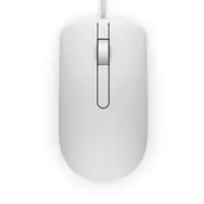 DELL MS116 weiß / Optische Maus / 1000dpi / 2 Tasten + Scrollrad / USB / 1,8 m