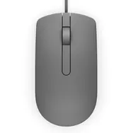 DELL MS116 grau / Optische Maus / 1000dpi / 2 Tasten + Scrollrad / USB / 1,8 m