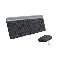 Logitech Slim Wireless Combo MK470 DE schwarz / kabelloses Tastatur- und Maus-Set / DE-Version