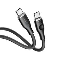 VOLTME Powerlink Moss Series CTC-Kabel USB-C(M) 3A/60W 1m schwarz / 2x USB-C(M)