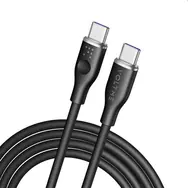 VOLTME Powerlink Moss Series CTC Kabel USB-C(M) 5A/100W 1,8m schwarz / 2x USB-C(M)