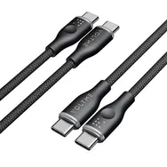 VOLTME Powerlink Rugg Series CTC-Kabel USB-C(M) 3A/60W 1m schwarz / 2x USB-C(M)