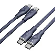 VOLTME Powerlink Rugg Series CTC-Kabel USB-C(M) 3A/60W 1m blau / 2x USB-C(M)