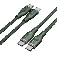 VOLTME Powerlink Rugg Series CTC-Kabel USB-C(M) 3A/60W 1m grün / 2x USB-C(M)