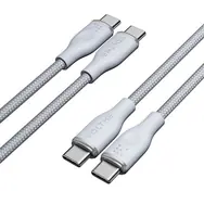 VOLTME Powerlink Rugg Series CTC-Kabel USB-C(M) 3A/60W 1m grau / 2x USB-C(M)
