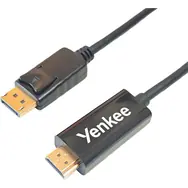 Ausgepackt - YENKEE YCH 415 HDMI 1.4 Kabel (M) - Port (M) 2 m schwarz / 4K/30Hz / 10,2 GB/s / 48 Bit / ausgepackt