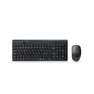 Ausgepackt - Rapoo 8050T Multi-Mode schwarzes kabelloses Tastatur- und Maus-Set / 2,4 GHz / BT 3.0 und 4.0 / CZ Version / ausgepackt