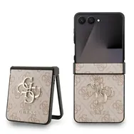 Ausgepackt - Guess PU 4G Metall Logo -Rückseite für Samsung Galaxy Z Flip 7 Pink / ausgepackt