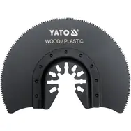 YATO Segmentsägeblatt für Multifunktionsgeräte in Holz und Kunststoff / HSS / Durchmesser 88 mm / Zahnteilung 1,4 mm / Sonderangebot