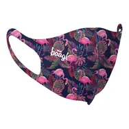 BAAGL Antibakterielle Maske für Kinder Flamingo / 14,5x10,5 cm / Silberionen