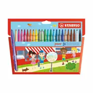 STABILO® power - 24er Set - 24 verschiedene Farben