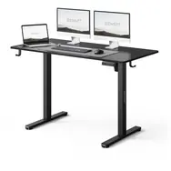 SENSE7 NOJO LIGHT Schreibtisch schwarz / elektrisch höhenverstellbar / 120 x 60 cm / Tragkraft 70 kg