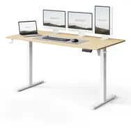SENSE7 NOJO LIGHT Arbeitstisch, Kiefernholz / elektrisch höhenverstellbar / 140 x 70 cm / Tragkraft 70 kg