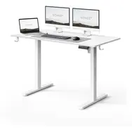 SENSE7 Nojo Light Schreibtisch weiß / elektrisch höhenverstellbar / 120 x 60 cm / Tragkraft 70 kg