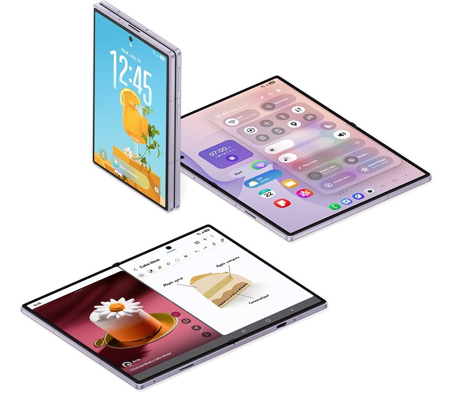 Prostředí One UI 9 na hlavním displeji
