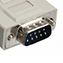 Symbol COM-Port (serieller Anschluss RS-232, 9-poliger DB9-Stecker)