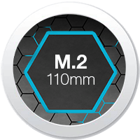 Icon für M.2 110mm Formfaktor bei SSD-Laufwerken